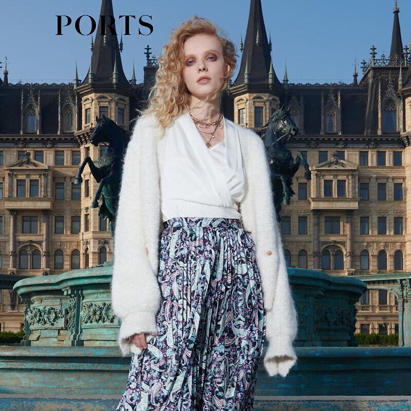 Ports Women's Long-Sleeve Mid-Length Knit Cardigan