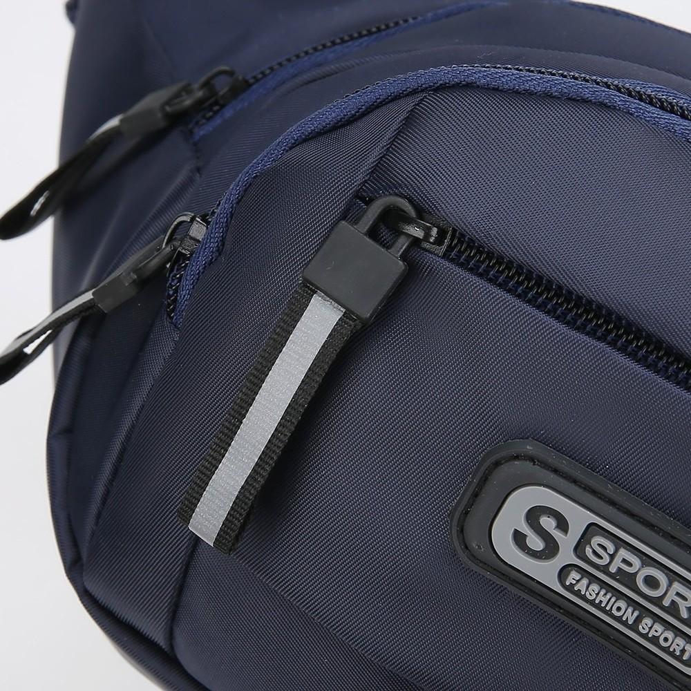 Large Capacity Mobile Waist Bag Wear-resistant Sports Walking Bag Fashion Men Chest Bag  Riding