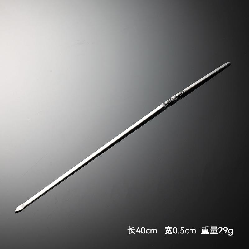 

Палочка для барбекю из нержавеющей стали, посуда для барбекю, ресторанная посуда, игла для барбекю, жаропрочный инструмент для барбекю, многоразовая вилка для барбекю, ресторан