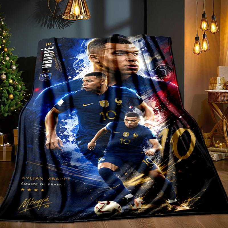 Kylian Poster Blanket Lightweight Ideal Bedding Blanket Perfect for Travel, Camping, Living Rooms, Offices, Sofas, Fan Christmas gift