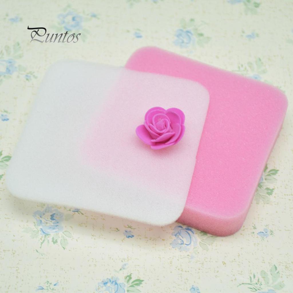 Clean Products 2 Stück Schaumstoff-Fondant-Trocknungsschwamm, Pad, Blumenformmatte, dekoratives Modellierwerkzeug