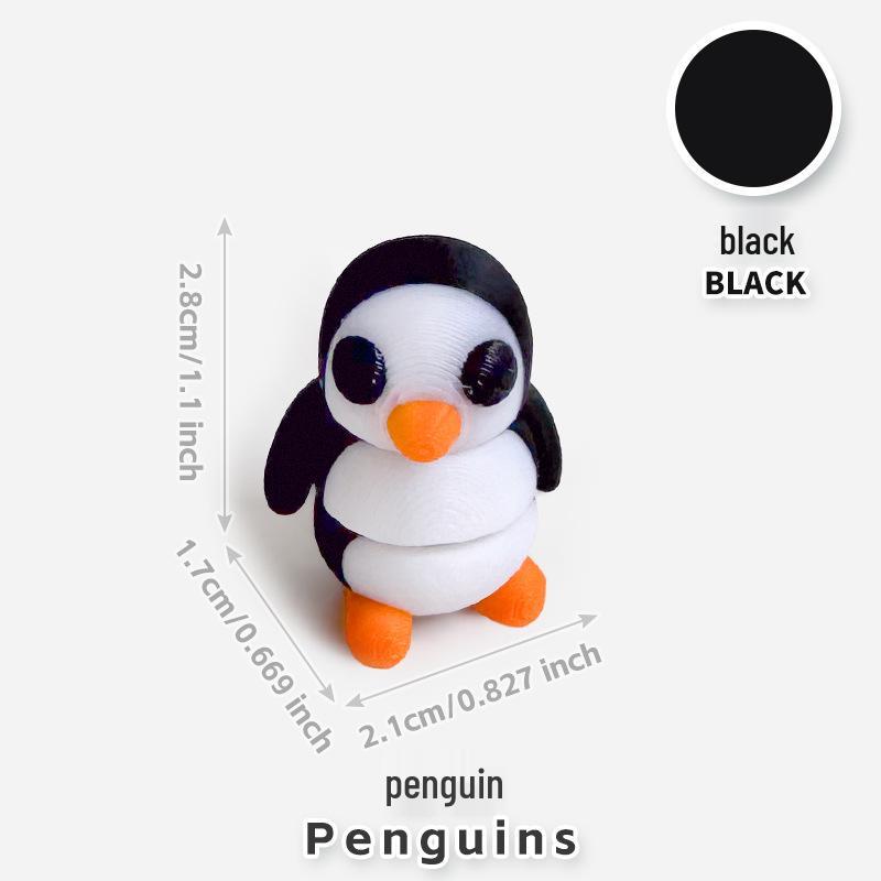Colorful 3D Printed Small Animal Toys - Simulation Animal Models for Micro-Landscape Decoration