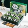 Panda Blau-Weiß Porzellan Geschirrset
