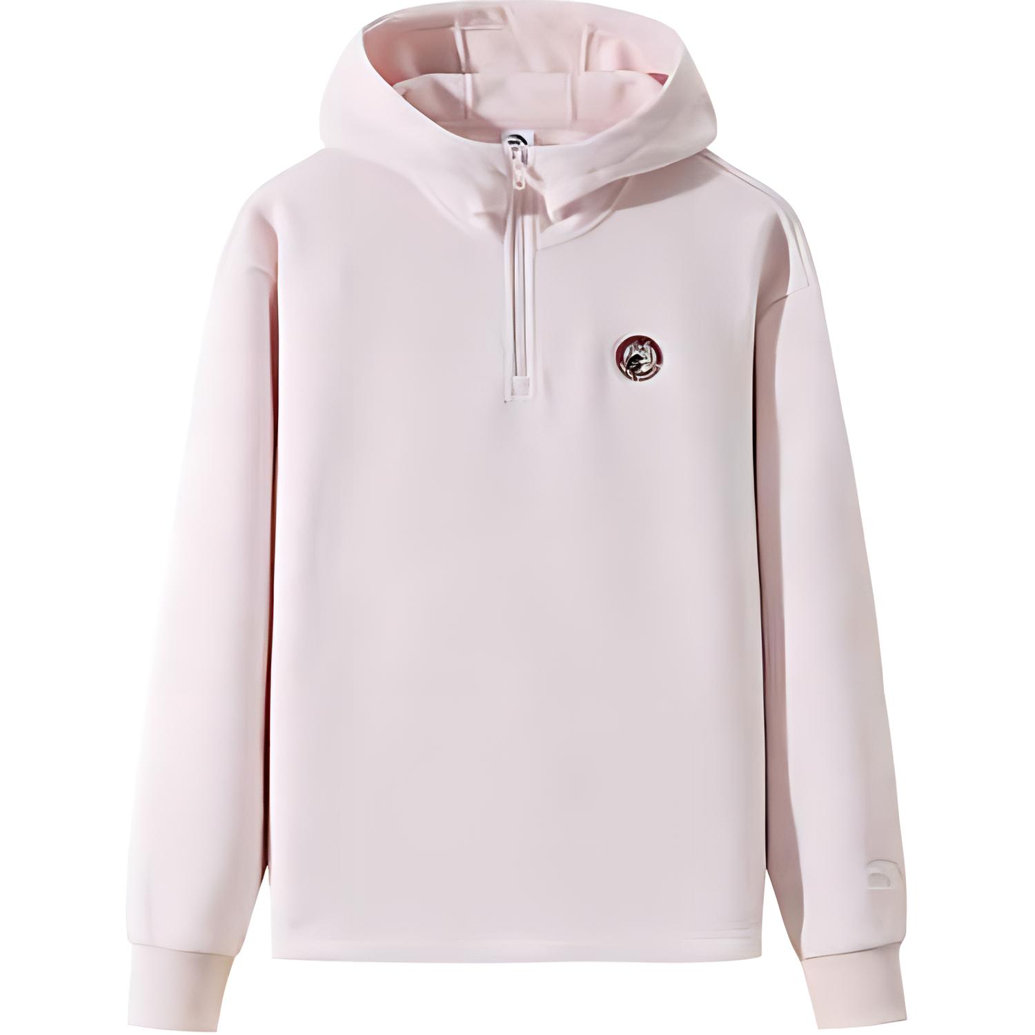 

Anta Lifestyle Series Sports Casual Warm Loose Hoodie Women hoodies Light-Pink 962448707-5 XS