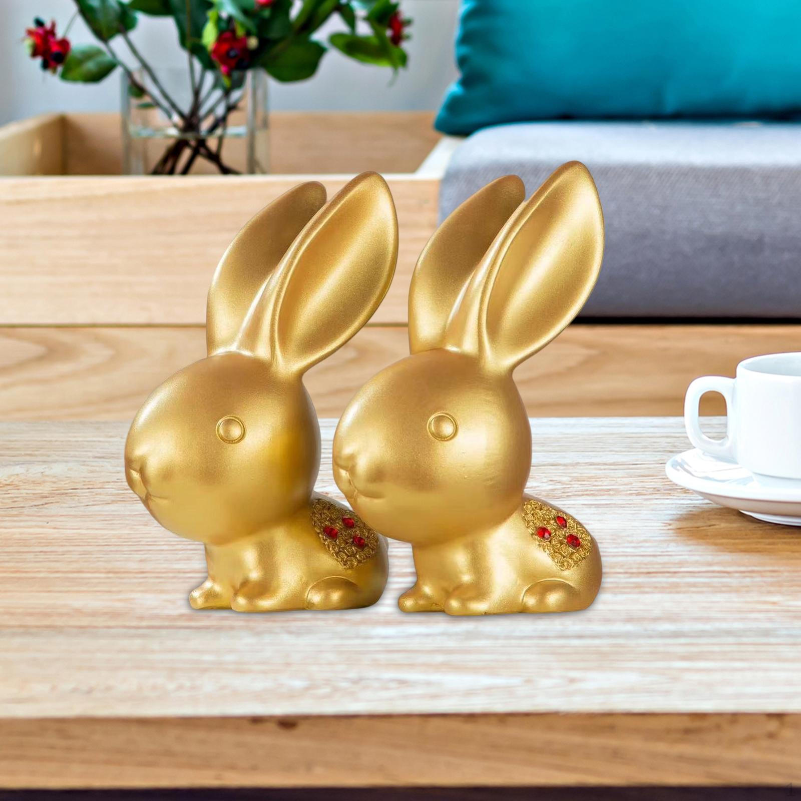 

2x Resin Statue Decoration Tabletop Home Decor Collection Centerpiece Crafts Ornaments Handcrafts