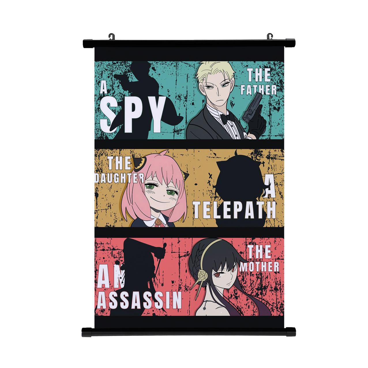

Spy X Family Постер На Стіну Скрол Домашній Декор Аня Форджер Картина для Підвішування Популярний Візерунок Постер 30*45cm фіолетовий