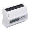 Electric Meter 3 Phase 4 Wire 7P LCD Digital Display DIN Rail Mount Power Monitor