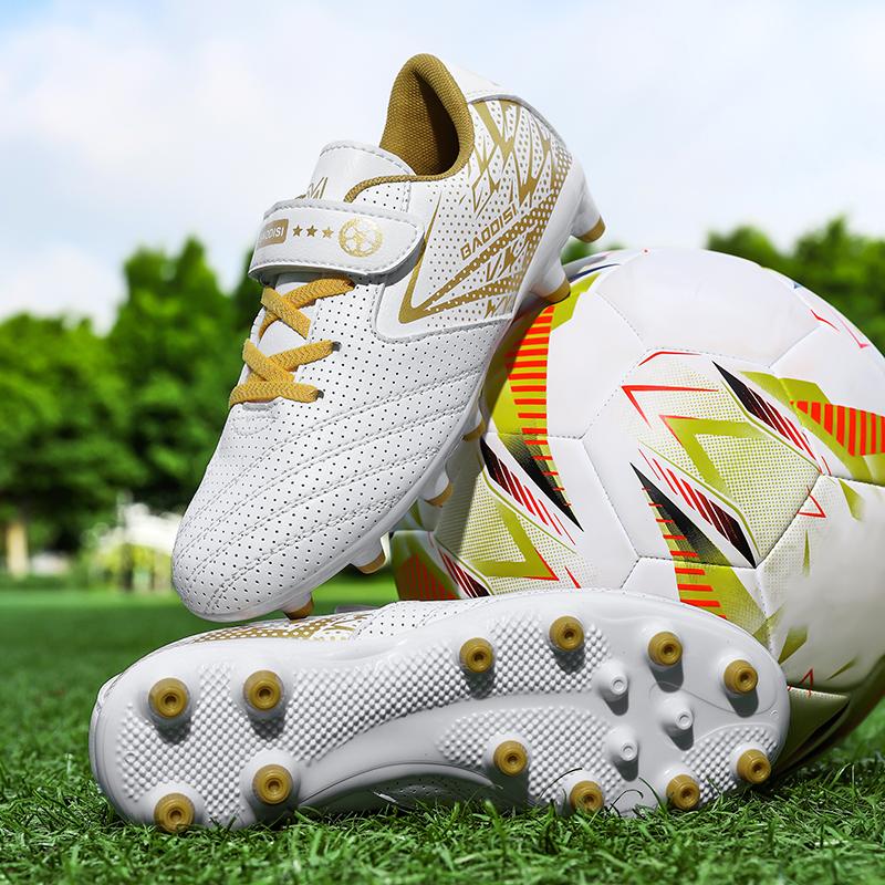 

New Soccer Cleats Athletic Outdoor FG Football Boots Boys Girls Training Sneakers AG Youth Soccer Shoes for Little Big Kids 31