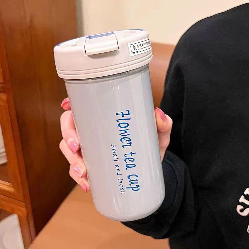 2026 Lily of the Valley 316 Stainless Steel Thermos & Coffee Travel Mug for Women - Elegant Double-Drink Light Luxury Cup