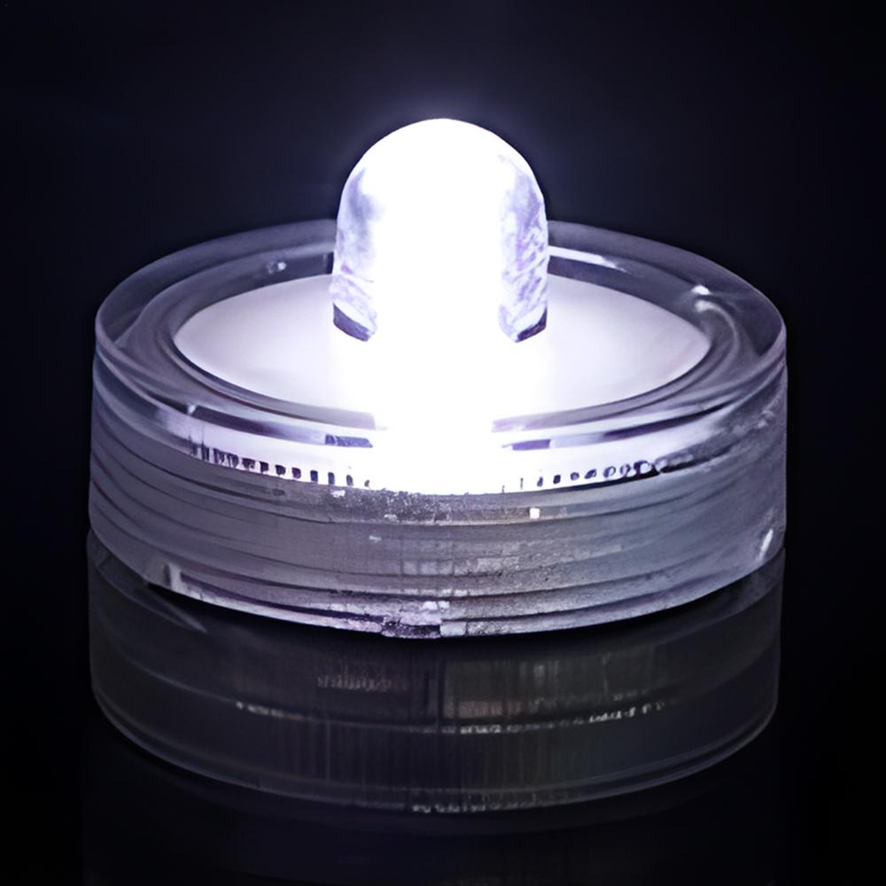 Wasserdichte LED-Lichter für Vasen, flammlose batteriebetriebene Teelichter für Teiche, Unterwasser-Teelichter, Aquarium-Dekoration, Neuheitsbeleuchtung