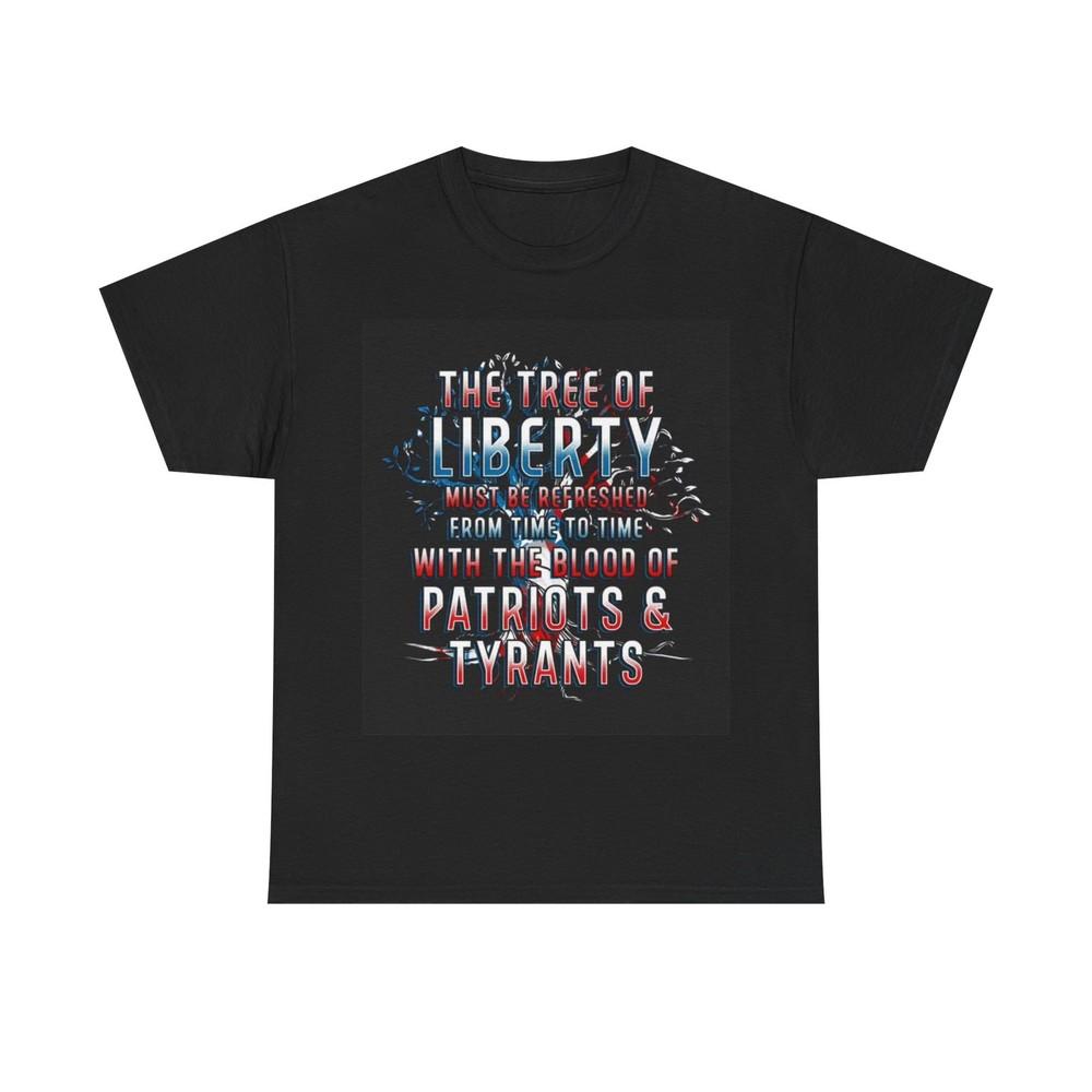Thomas Jefferson Tshirt American Flag USA Quote 1776 Unisex Heavy Cotton Tee Unisex T-Shirt XL