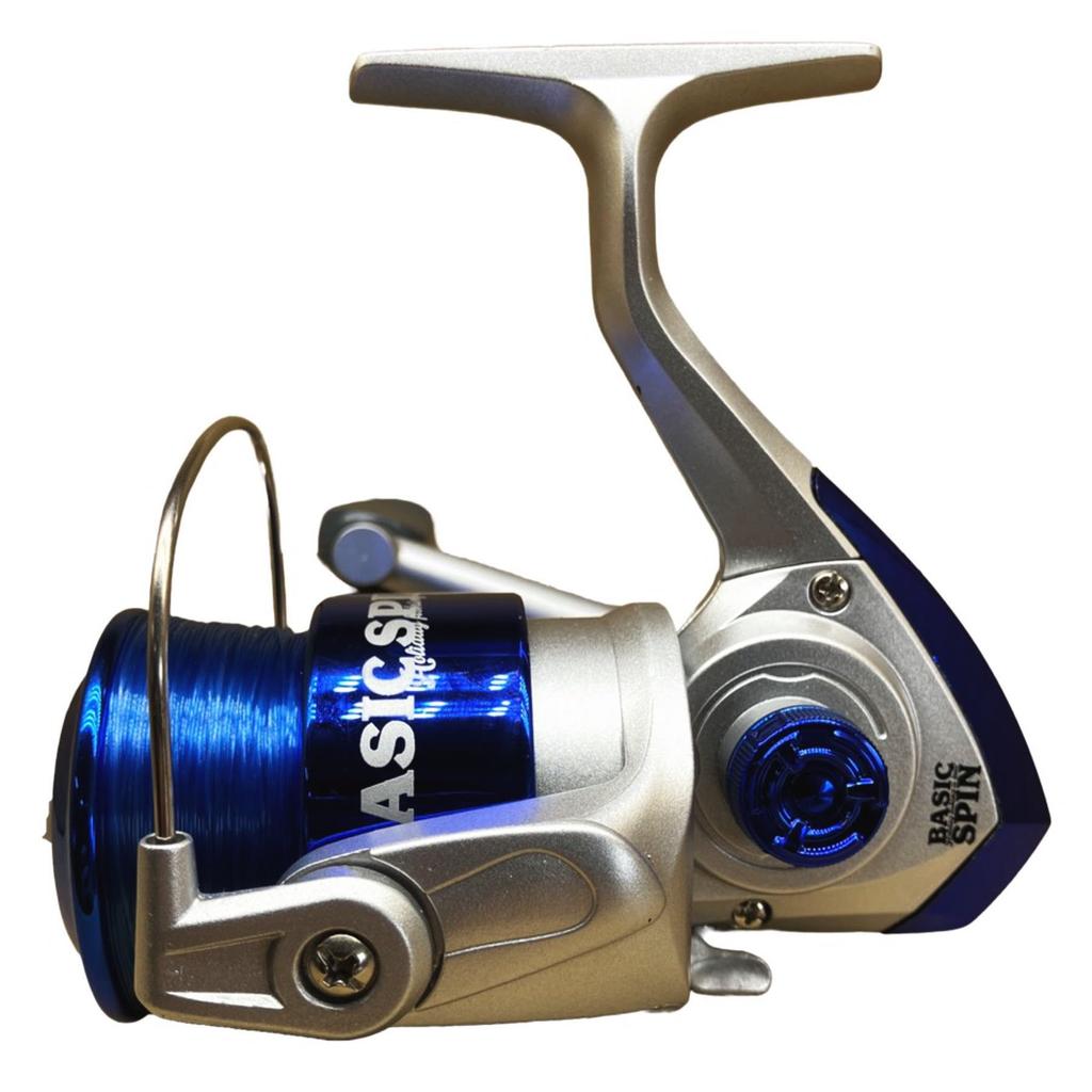 Riseway Basic Spin 4000 Spinning Reel with 130m of Line #4 (Blue)