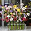 Acrylic Test Tube Vase Set With Stand, Showcases Multiple Bouquets Decoration Unique Present (8/12Pcs Tubes)