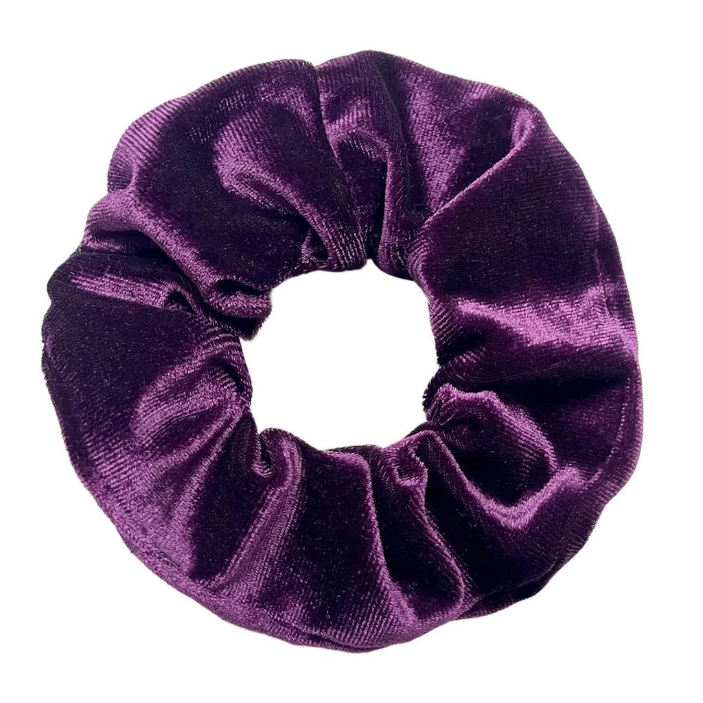 45 Colors Large Vintage Velvet Scrunchies Girls Elastic Hair Bands Ponytail Holder Ties Rubber Bands Fashion Women Accessories