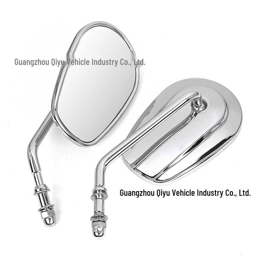 Fits Harley-Davidson 883 Ironhead, Dyna Low Rider, Glide, Road King - Modified Reflective Rearview Mirror