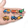 9 Pcs Cartoon Excavators PVC Shoe Charms for Shoe Accessories
