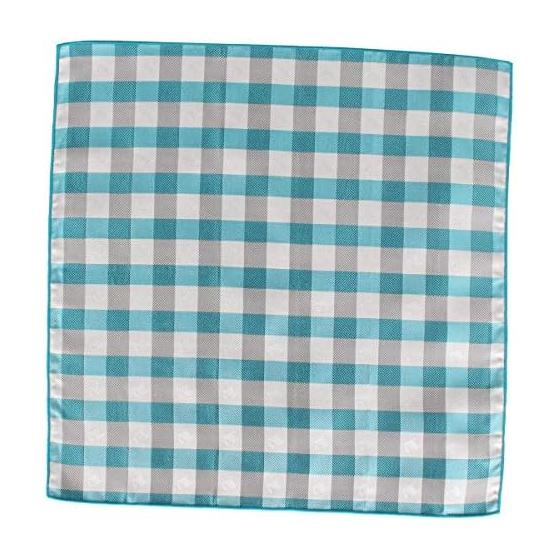 Orobianco Chief Pocket Square Silk Wedding POCKET CHIEF 407010002 Turquoise