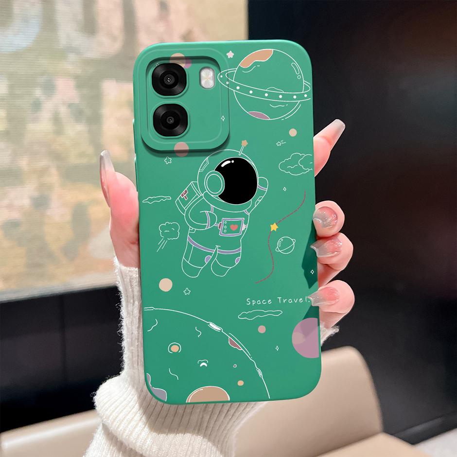 

Cases For Oppo A6 A6x A6s 4G 5G Cute Cartoon Dinosaur Shockproof Soft Silicone Protective Bumper Cover For OppoA6 A6x A6s Fundas Oppo A6