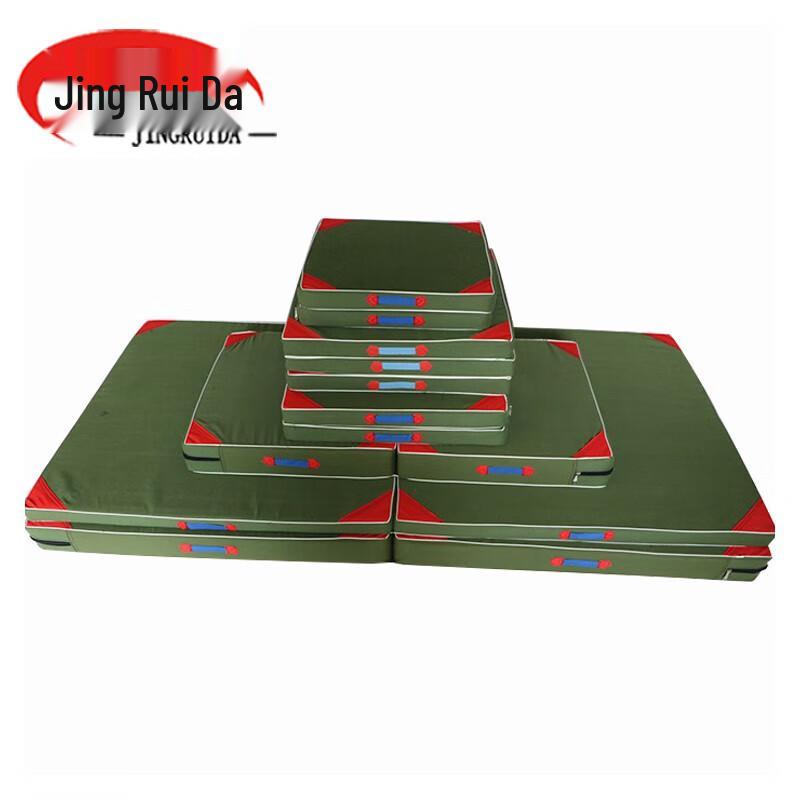 JINGRUIDA Foldable Silicone Canvas Sit-up & Gymnastics Mat