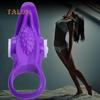 Tongue Silicone Ejaculation Delay Cock Lock Vibration Penis Ring Men Sex Toy Sex Toys For Adult