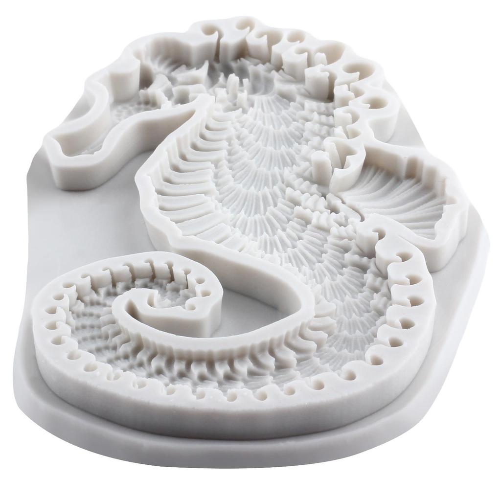 Seahorse Silicone Molds Hippocampus Fondant Mold Cake Decorating Tools Cupcake Topper Candy Chocolate Gumpaste Mold