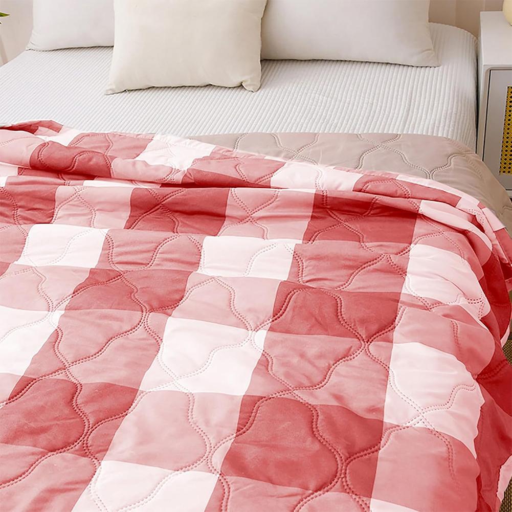 Lightweight Cold Blankets Breathable Soft Summer Blanket Washable Cooling Comfort Quilt for Hot Sleepers and Night Sweats
