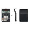 Compact Dual-Power Silent Calculator for Students with 12-Digit HD Display