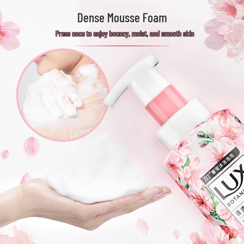 LUX Cherry Blossom & Niacinamide Amino Acid Shower Mousse
