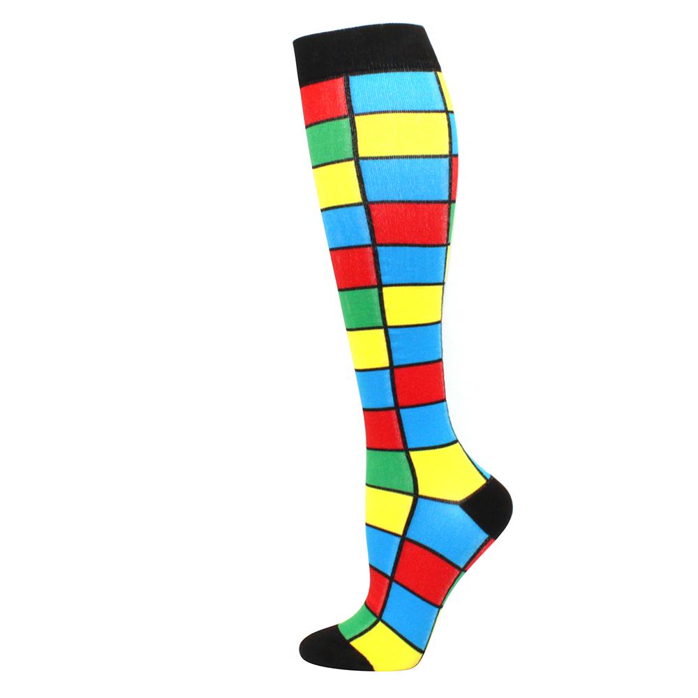 Neue Kompressionsstrümpfe Druck Pflegesocken für Ödeme, Diabetes, Krampfadern, Durchblutung Sportsocken