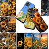 Cover for Samsung Galaxy S10 S8 S9 Plus A33 A34 A31 70 A71 A72 Note 20 9 8 S10E Phone Case Sunflower Yellow Flower Butterfly
