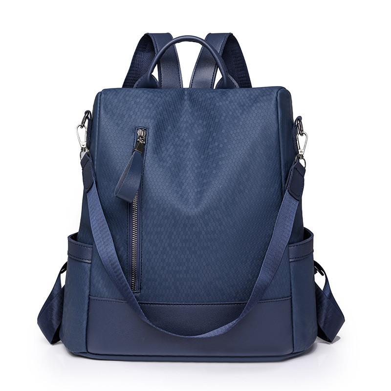 

IELGY lightweight anti-theft women s backpack, casual large-capacity commuter bag, one pack is multi-purpose. синий