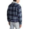 Levis Plaid Loose Fit Long Sleeve Jacket Men jackets Blue 79129-0025