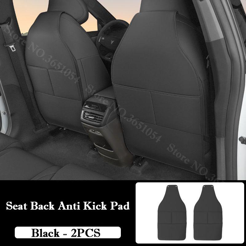 For Changan Deepal S05 2025-2026 Car Leather Seat Kick Mats Pad Rear Row Seat Protection Scratch Dirt Resistant Anti Kick Pad
