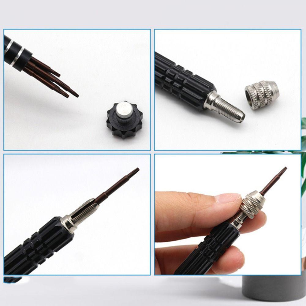 2Pcs 5 In 1 Eyeglass Screwdriver Precision Cross Screwdriver Multifunction Screwdriver Set
