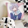 Music Anime Fuuka Pillow Case Fashion Square Pillowcase Bedroom Sofa Room Ins Decoration Leisure