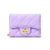 New women's wallet rhombus simple girls multi-card anti-degaussing student change bag
