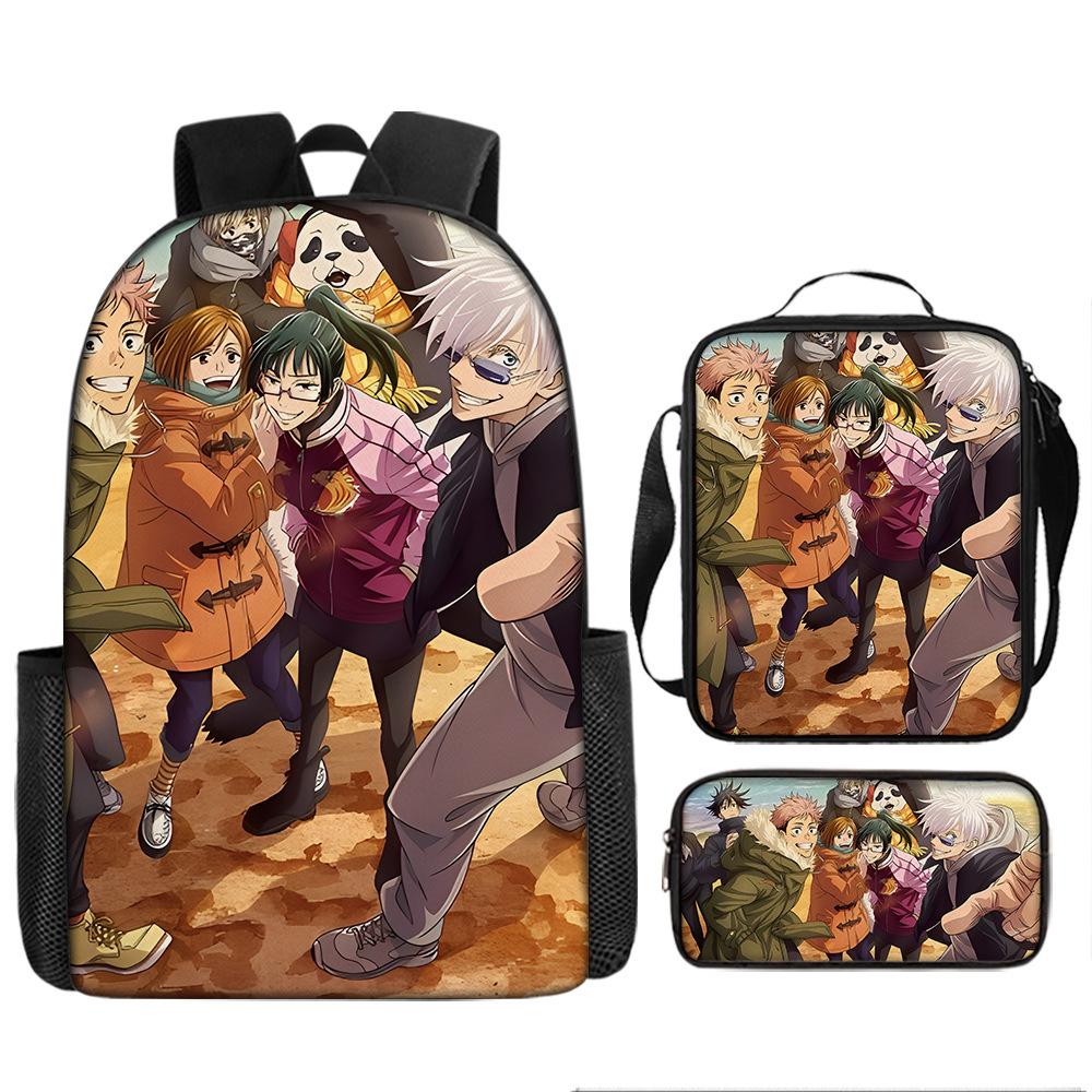 Spell Return to War Backpack Campus Primary and Secondary School Student School Bag Knotweed Yoren Fuhehui Wujo Animation Backpack