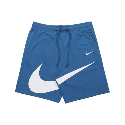 Sportswear Swoosh Logo Knit Straight-Leg Casual Shorts Men Bottoms Industrial-Blue DJ5373-440