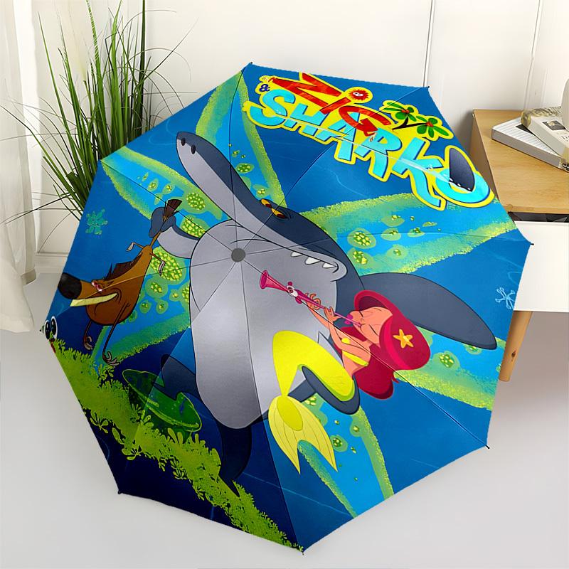 

Shark, MermaidThemed Automatic Opening and Closing Umbrella 8 Ribs, Suitable for Leisure and Going Out, Outdoor Accessory, Gothic Style, F