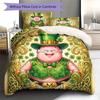 MandalaDragonball Pattern Bedding Quilt Set Quilt Cover Pillowcase Home Decoration Birthday Gift (1 * duvet cover + 2 * pillowcase, without core)