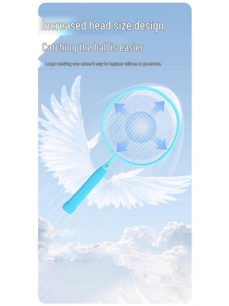 Children's Ultra-light Durable Badminton Racket for Ages 3-12 - Ideal for Kindergarten and Primary School Students