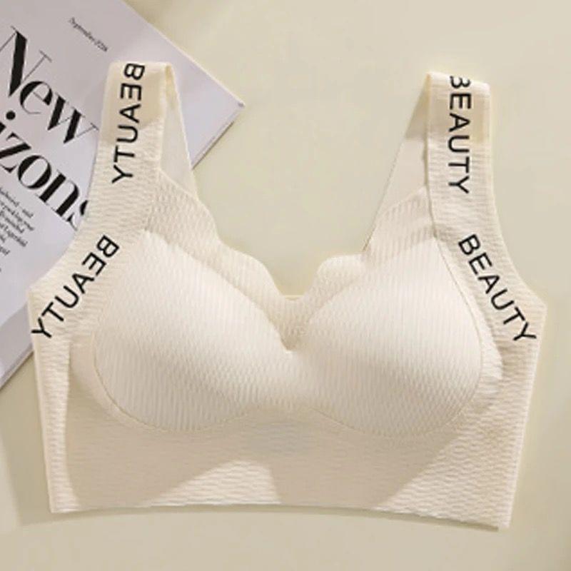 Hot-selling Women's Shockproof Wire-free Comfortable Seamless Support Bra with Beautiful Back