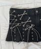 2026 Punk Streetwear Star Print Denim Collage Skirt