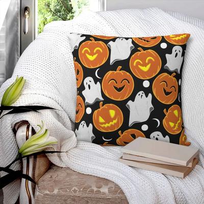 Halloween Elemente Gruselige Kürbis Kissenbezug Druck Kissenbezug Geschenk Wurfkissenbezug Abdeckung Zuhause Dropshipping