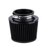 1x 65mm/2.5'' Black Motorcycle Air Filter Pod Rubber Adapter High Cold Universal