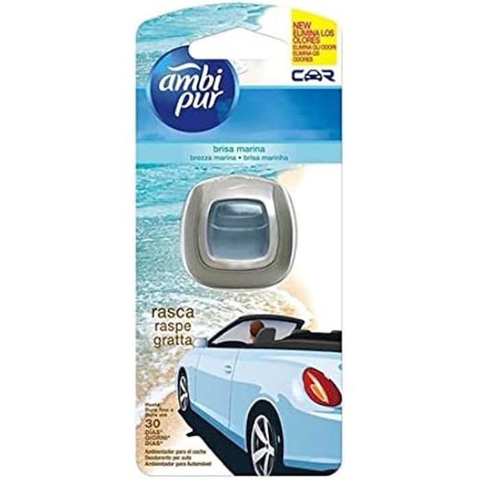 Désodorisant - AMBI PUR - Car-brise - Parfum Marine - 75 ml - Unisexe