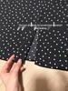 Plus Size Black Polka Dot A-Line Skirt for Pear-Shaped Women - Slimming Autumn Mid-Length Style