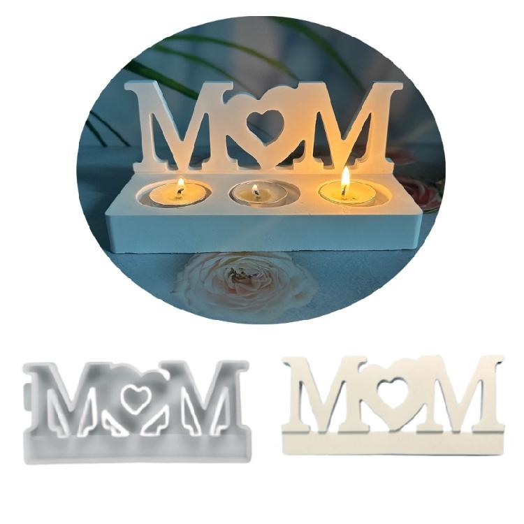 Candle Holder Molds with Base for Crafting Candle Holder