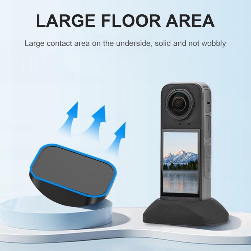 Silicones Stand Base Flexible Camera Base Holder Secures Mount for X4 Action Camera With Silicone Charging Base