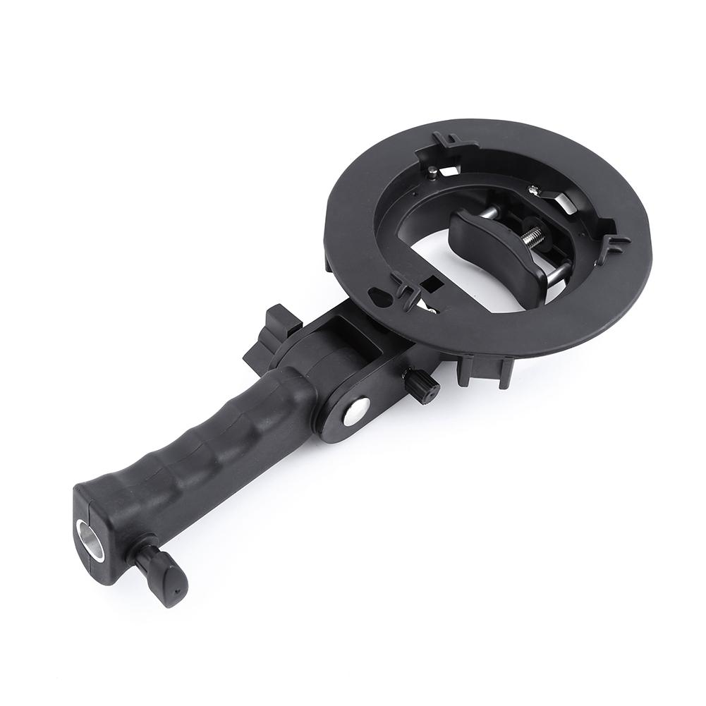 S Type Bracket Handheld Grip Mount Holder With Handle For Speedlite Flash Softbox